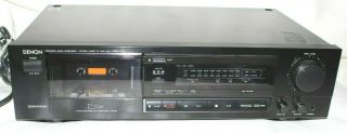 Denon Drm - 500 Precision Cassette Deck Dolby Hx Pro Player Stereo Vintage -
