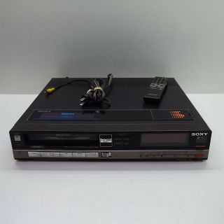 Vintage Sony Betamax Sl - Hfr50 Video Cassette Recorder Beta Tape Player (t71)