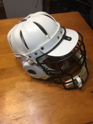 Vintage Og Lacrosse Helmet Play - Lax Inc Plm 112 Lace Up Lax