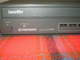 Vintage Pioneer LD - V2200 Laser Vision disc video player with remote control 3