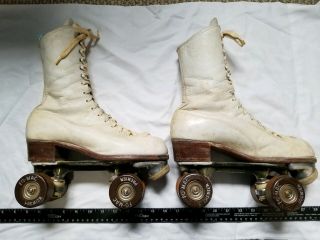Vintage 1950s Betty Lytle Roller Skates By Hyde With Fo - Mac Premiere Wheels