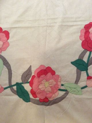 Vintage Gold Art Appliqué Quilt Top Kit: Camellia 6
