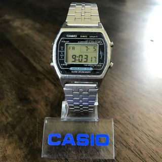 Rare Vintage 1980 Casio H101 Marlin Digital Diver Watch Module 106 Made In Japan