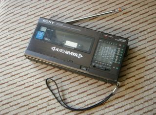Vintage Sony Wa - 8000 9 Band Stereo Cassette - Corder Radio As - Is