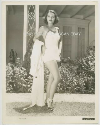 Rochelle Hudson Sexy Leggy Swimsuit Vintage Portrait Photo