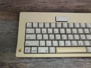 VINTAGE Apple M0116 Keyboard no power cable 3