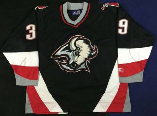 Vintage Buffalo Sabres Dominik Hasek 39 Nhl Hockey Starter Jersey Sizel