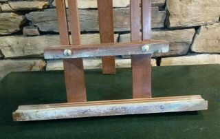 Vintage Grumbacher Wooden Easel Artist Adjustable Folding Table Stand Model 233 3