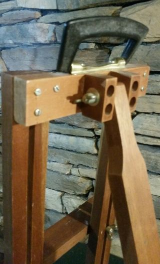 Vintage Grumbacher Wooden Easel Artist Adjustable Folding Table Stand Model 233 7