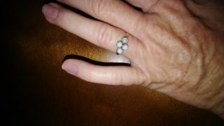 Vintage 4 Stone Opal Ring Size 6.  25