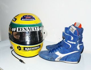 Vintage Diadora F1 Driving boots same type as worn by Ayrton Senna 80s/90s 6