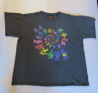 Vintage Two Sided 1993 Grateful Dead Brockum T Shirt From Tour In Kc,  Xl
