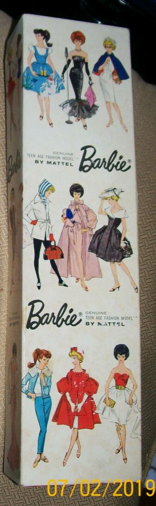 Vintage Barbie Doll Box For A Bubble Cut Ash Blond Barbie 1960 