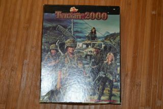 Vintage 1984 Gdw Twilight 2000 War Combat Survival Strategy Role Playing Game