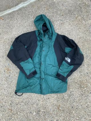 The North Face Gore Tex Jacket Green Large Vintage Og Retro Winter Shell