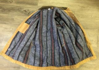 VTG Carhartt Mens Blanket Lined Chore Coat Jacket Size 46L Made USA 6