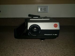 Vintage Leica Pradovit P 150 Slider Projector Hektor P2 1:2.  8/85 Lens
