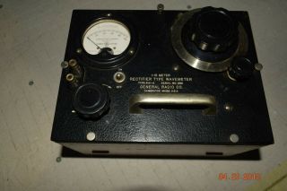 Vtg.  General Radio Co.  1 - 15 Meter Rectifier Type Wavemeter Type 419 - A