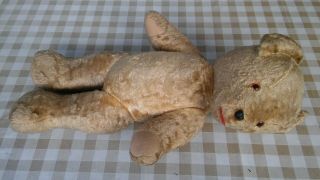 Vintage Teddy Bear Toy Mohair Extra Large 70cm 1970s