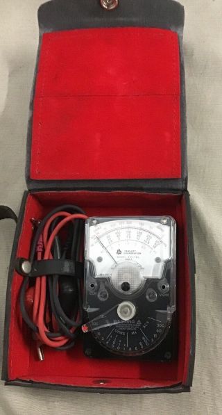 Triplett Model 310 Vom Meter Made In Usa Volts Amps Ohms