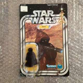 Star Wars Kenner Vintage Jawa Card Back Sw - 12c 12 Back C Backing 1977 Figure Too