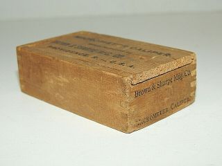 Vintage Brown & Sharpe Micrometer No.  70 - 32 nds.  - 64ths.  Orig.  Box,  Instruct. 8