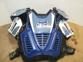 Fox Roost 2 Vintage Motorcycle Chest Protector Mens Adult Large Motocross Ahrma