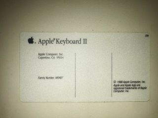 Apple Keyboard II M0487 Macintosh,  Apple Desktop Bus Mouse G5431 - VINTAGE 4