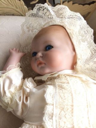 Antique Kestner 17” “century Dolls” Bisque & Cloth Baby Doll C.  1909 - 1928