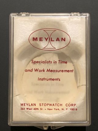 Rare Vintage MEYLAN Stopwatch - Made In Switzerland 6
