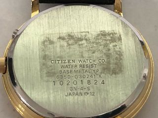 Vintage Citizen Elegance Moon Phase Men ' s Wrist Watch Watch. 3