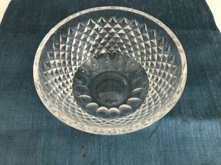 Rare Vintage 8 " Waterford Colleen Cut Crystal Bowl All Purpose