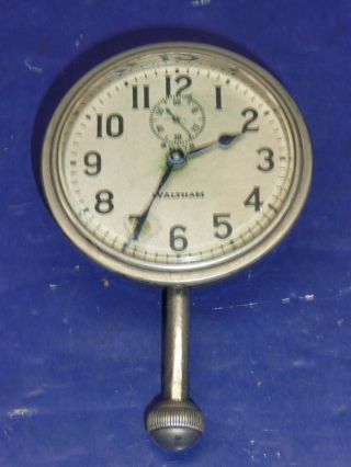Vintage Waltham 8 Day Automobile Clock Ct40