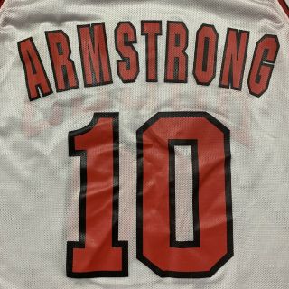 Vintage BJ Armstrong Chicago Bulls Champion Jersey 48 XL,  No Tag - Rare 6