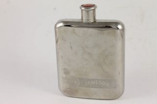 Vintage John Jameson Son Irish Whiskey Hip Flask
