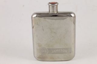 Vintage JOHN JAMESON SON Irish Whiskey Hip Flask 2
