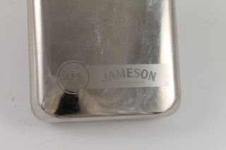 Vintage JOHN JAMESON SON Irish Whiskey Hip Flask 5