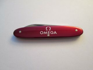 Vintage OMEGA Watch Victorinox Case Knife Opener - Swiss Made - RARE - - Gorgeous 2