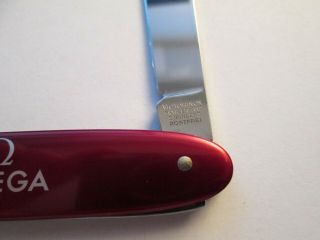 Vintage OMEGA Watch Victorinox Case Knife Opener - Swiss Made - RARE - - Gorgeous 4