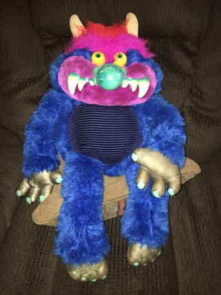 Vintage My Pet Monster Plush Toy Amtoy Inc 1985 American Greetings Corp