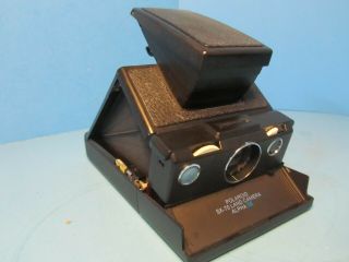 Vintage Black Polaroid Sx - 70 Alpha Se,  With Case