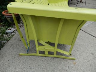 VTG Bunting Co Glider Metal 3 Seat Porch Patio - No Ship / Local Pick Up 6