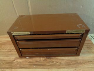 Vintage Lawson Products Inc.  3 Drawer Metal Storage Cabinet G - 1712