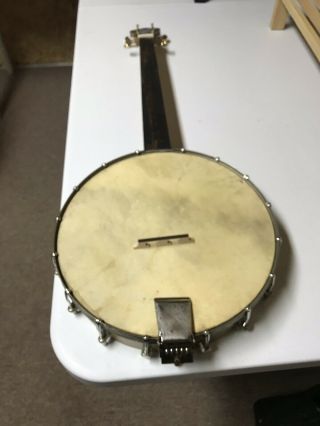 Vintage 30 Inch Banjo/ukulele Or Short Scale Tenor Banjo.  Great Instrument