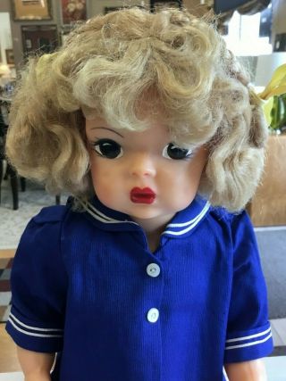 Vintage 16 in.  Terri Lee Pat.  Pending Doll wearing Tagged Sailor Outfit 7
