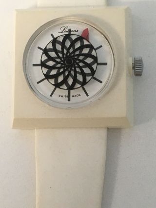 Vtg Lucerne Kaleidoscope Watch Swiss Made Wind Up 1960s Ernest Borel Inspired