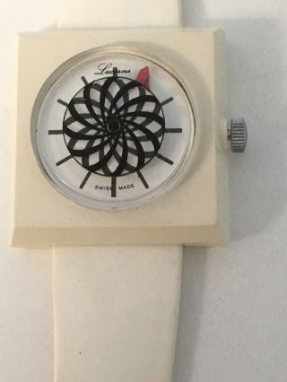 Vtg Lucerne Kaleidoscope Watch Swiss Made Wind Up 1960s Ernest Borel Inspired 2