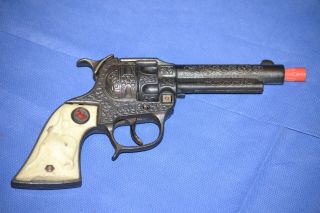 Vintage Rare 1940 Hubley Texan Jr Cast Iron Cap Gun -