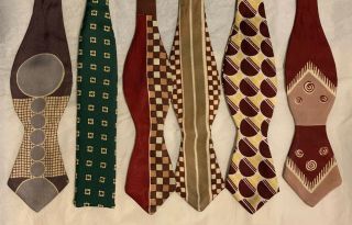 Vintage Self Tie Bow Ties 4