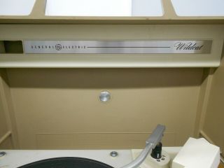 General Electric Wildcat Portable Solid State Stereo Record Player Vintage 3